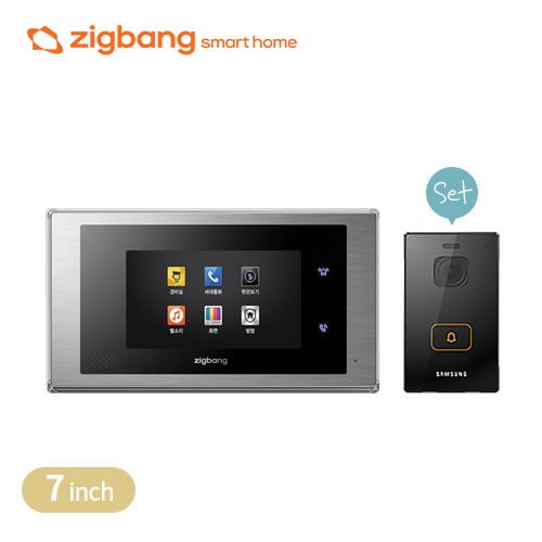 직방 삼성 SHT-3527XM 디지털 현관 아파트 비디오폰 인터폰 월패드 초인종 세트 자가설치 교체 350,000원