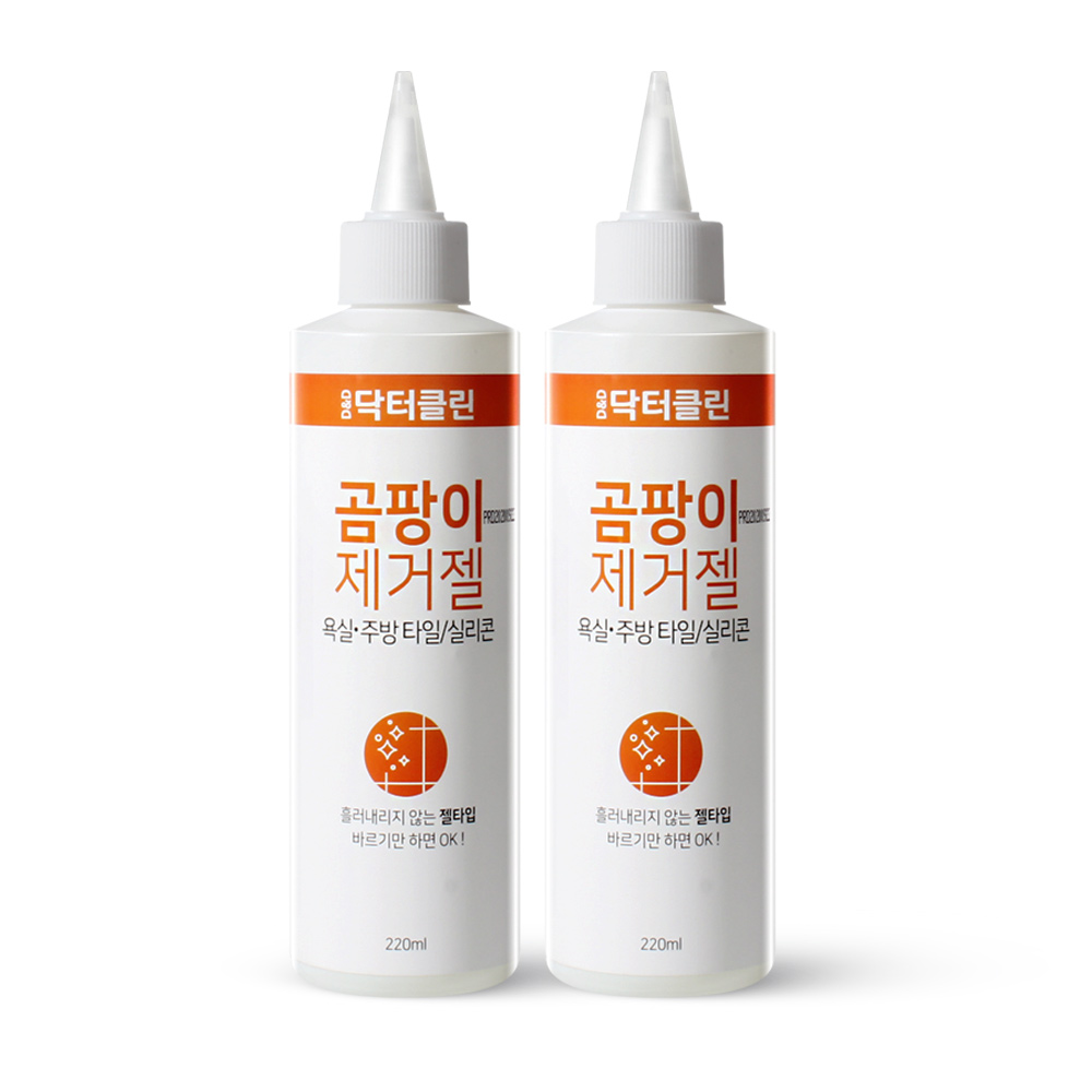 닥터클린 바르는 곰팡이 제거제 제거젤, 2개, 220ml 12,500원