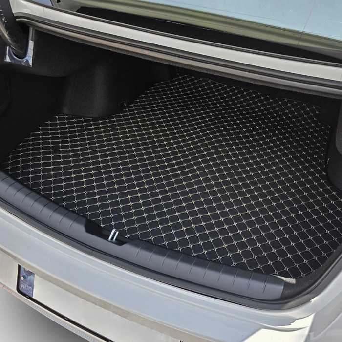 카프트 더뉴 K8 페이스리프트 호환 트렁크매트 프리미엄 퀄팅 가죽, 브라운 35,000원