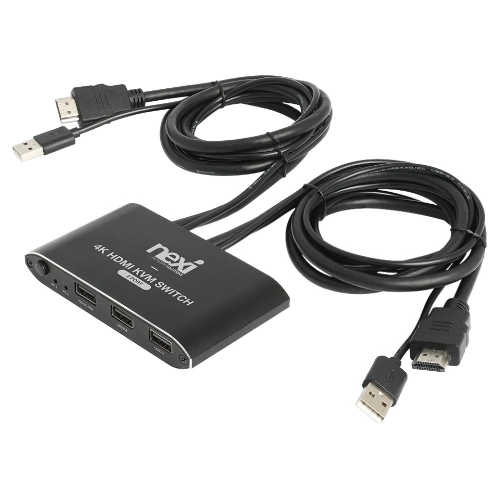 넥시 4K 2포트 HDMI KVM 스위치 NX1281, NX-7502KVM-4K, 1개 45,900원