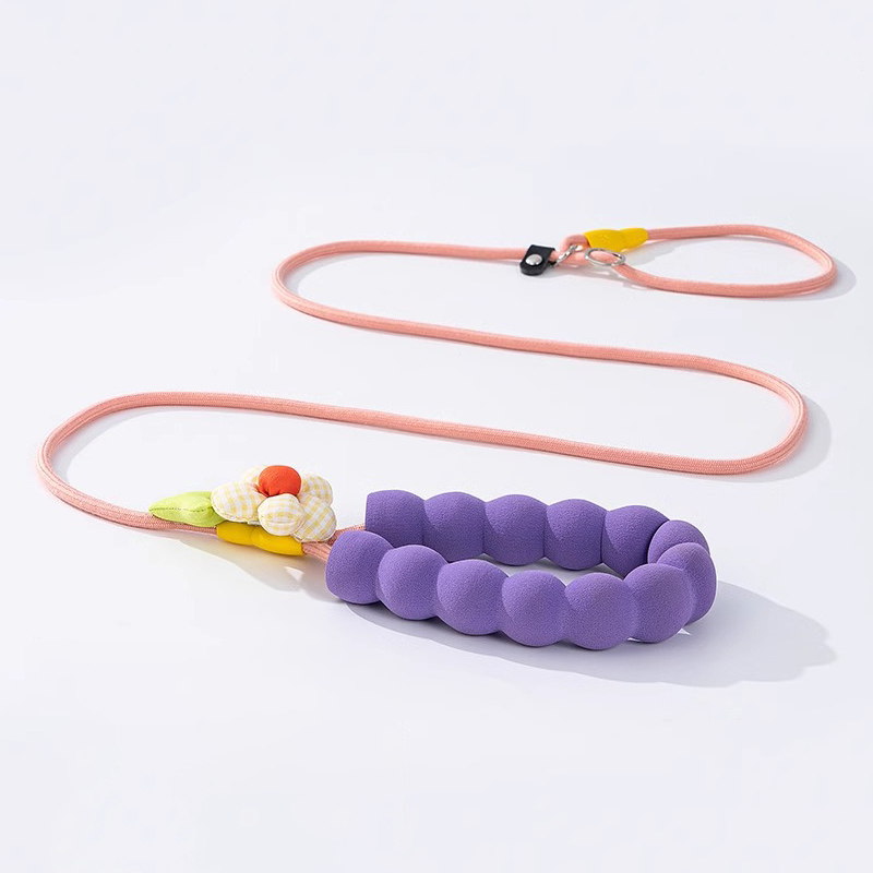 파스텔펫 강아지 폼폼 플라워 목줄 리드줄 9,800원