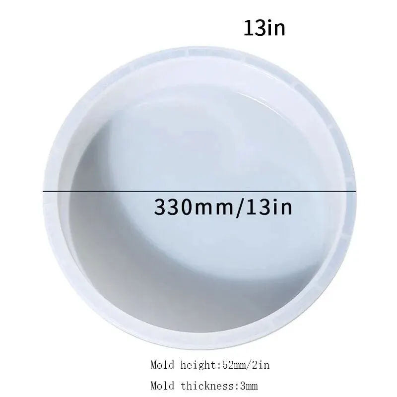 클레이아트 몰드 60cm 바다 큰 둥근 직사각형 테이블 수지 금형 특대 장식품 강 실리콘 주조 만들기 17,600원