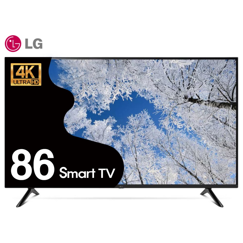 LG전자 86인치 218cm 4K 울트라HD 스마트TV OTT 대형TV 86UQ7070 기사방문설치, 86UQ7070_지방권, 방문설치, 스탠드형, 218cm/86인치 1,649,000원