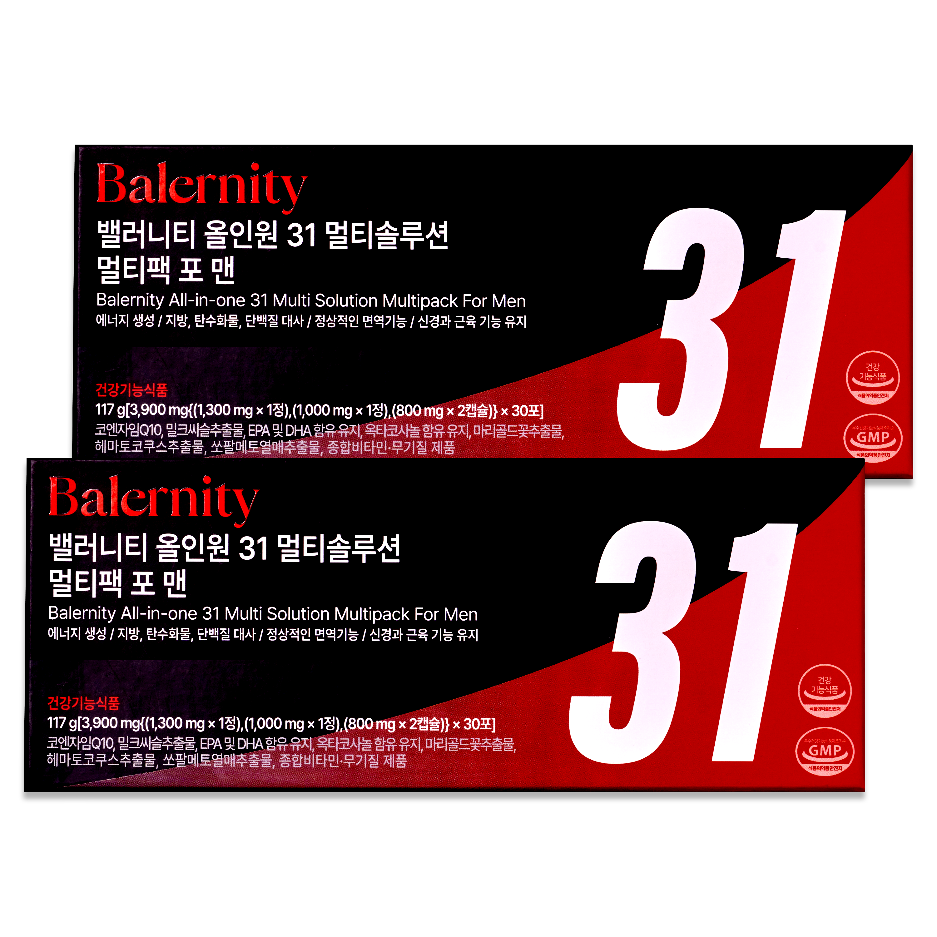 밸러니티 올인원 31 멀티솔루션 올인원 남성 멀티비타민 영양제 포 맨, 30회분, 2개 74,900원