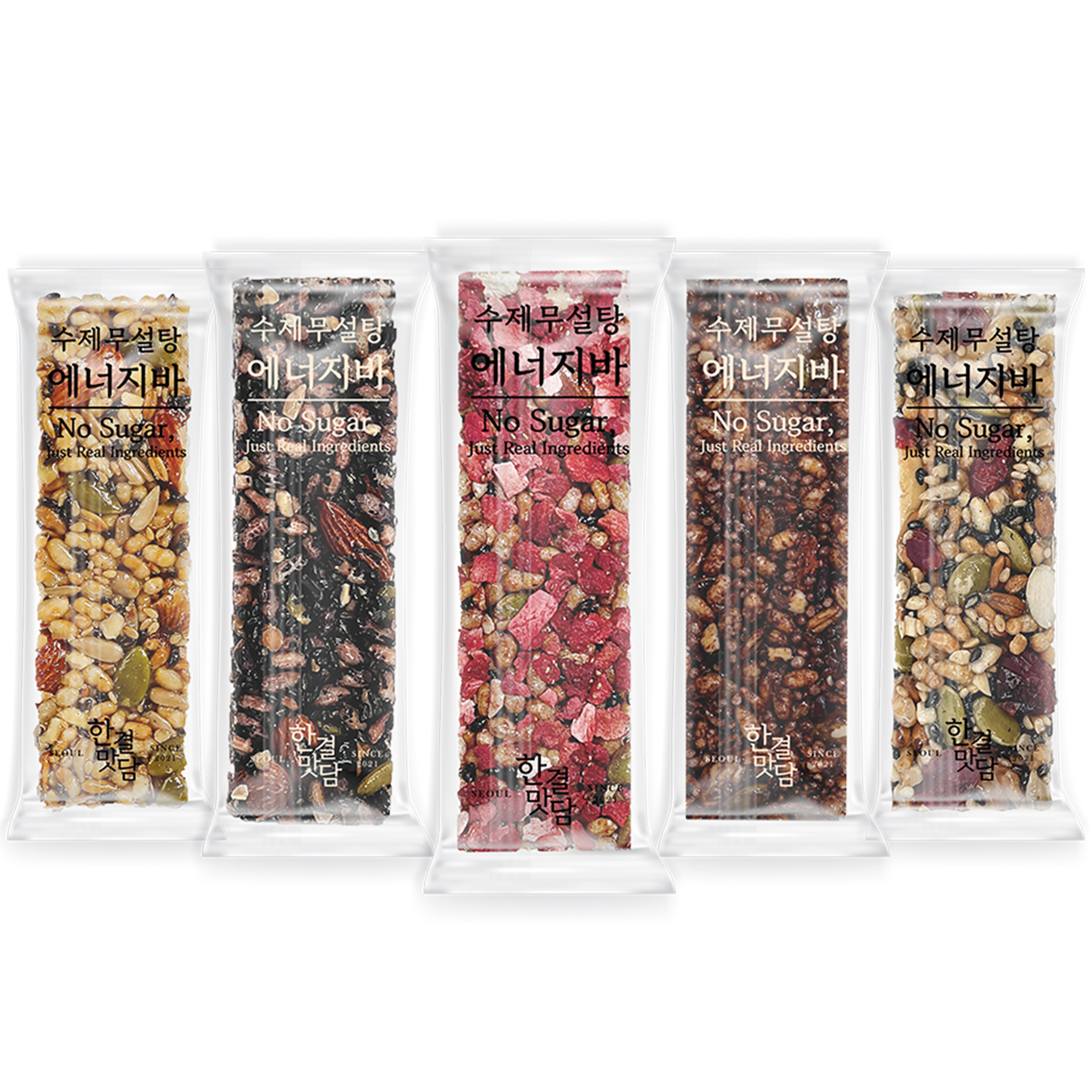 한결맛담 5종 무설탕 에너지바 글루텐프리 고식이섬유 영양바 견과바 견과류 간식 49,800원