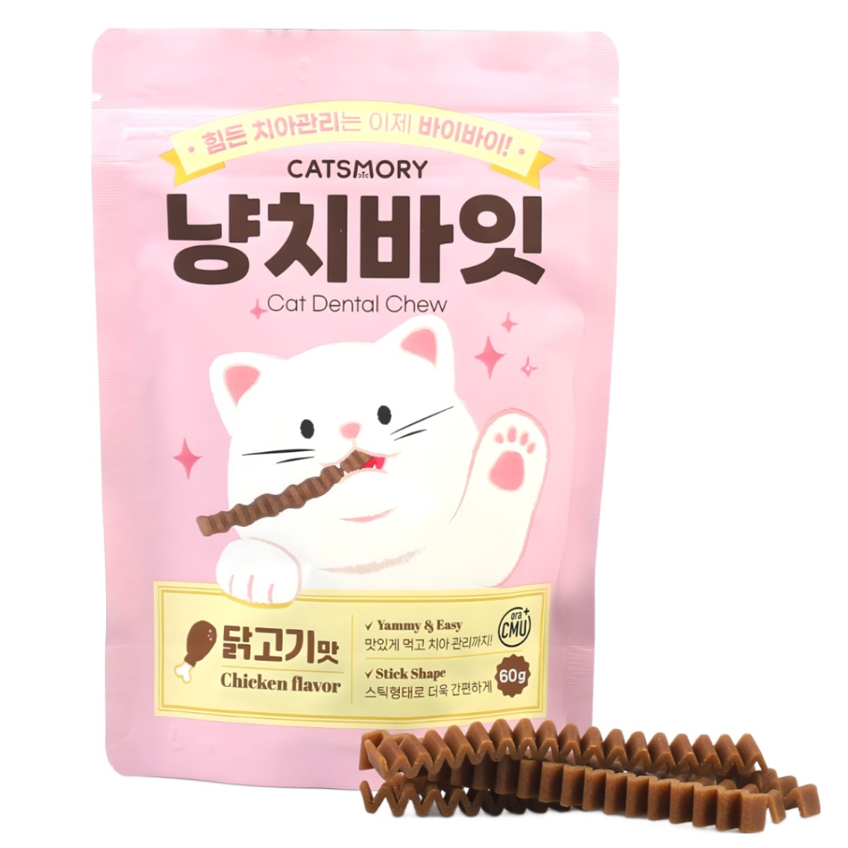 캣츠모리 냥치바잇 스틱, 닭고기, 60g, 1개 9,610원