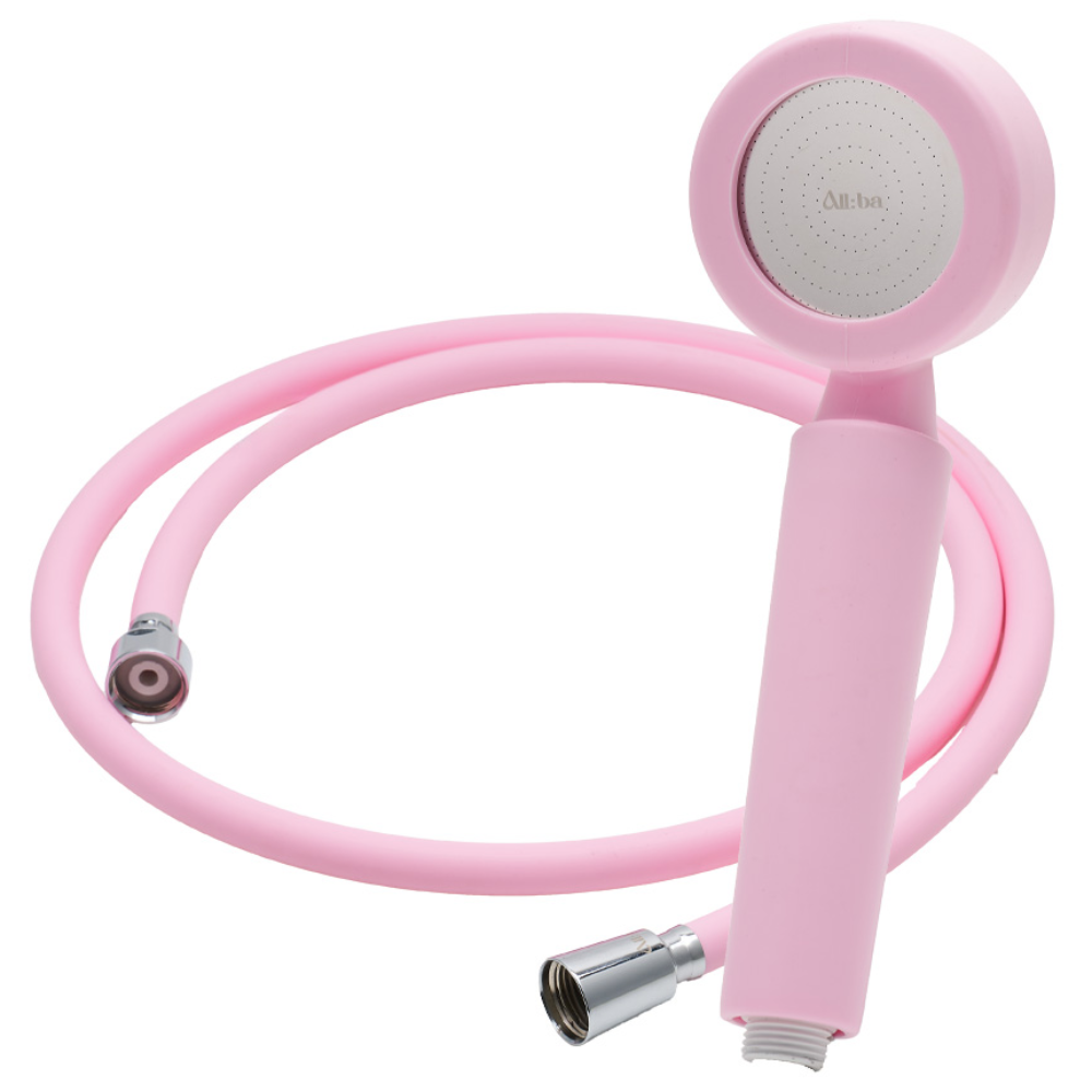 [set] 올바 더 뉴 실리콘(의료용) 샤워기 세트2.0M (샤워헤드+샤워호스2.0M+필터2ea), 피오니핑크, 1세트 75,470원