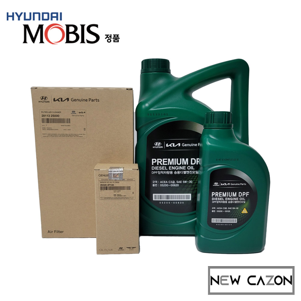 기아 스포티지R (디젤) 엔진오일세트 (8L)  현대모비스순정품 68,490원