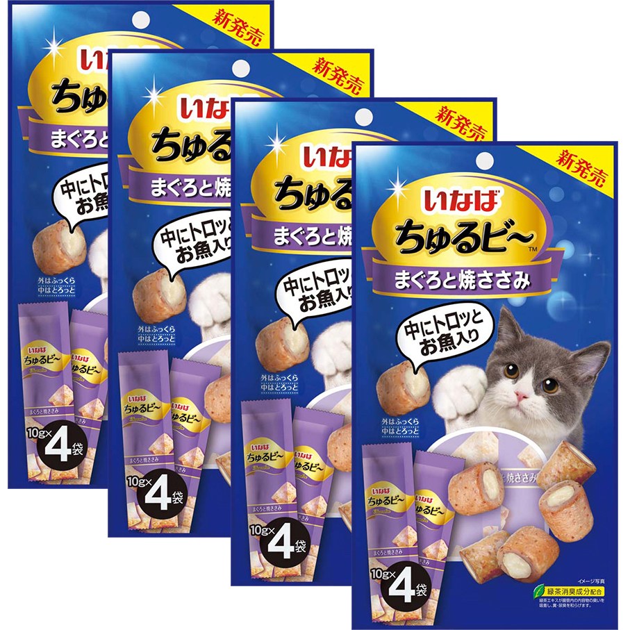 이나바 챠오 츄르비 4종 콤보세트, 참치+구운닭가슴살 4개, 4개, 현재가 9,740원