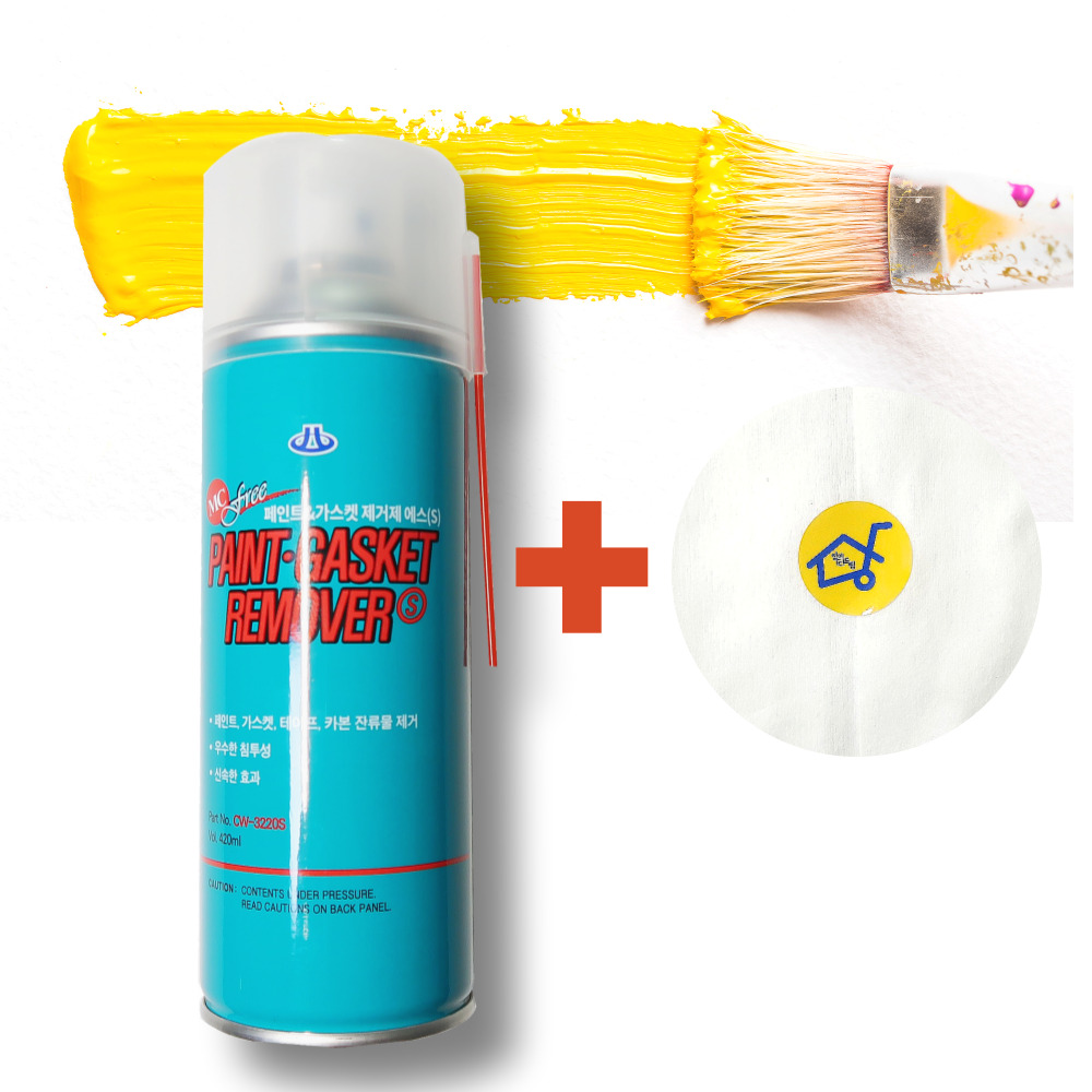 집에다드림 페인트 제거제 수성 유성 리무버 자동차 차량 벽 욕실 +페인트제거용 부직포 5,350원