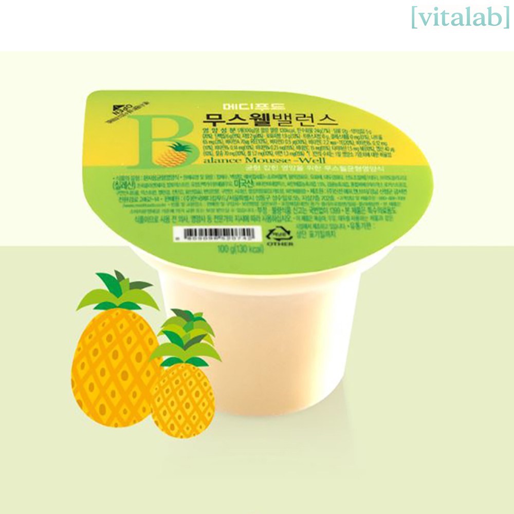 [비타랩] 메디푸드 무스웰 밸런스 50개 (100g) 6판 600,500원