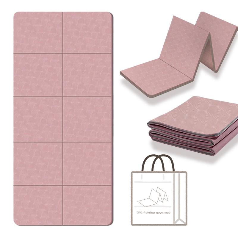 JiniTrading 프리미엄 두꺼운 TPE 트레이닝 헬스 매트 접이식 10단 요가매트 8mm 16,610원