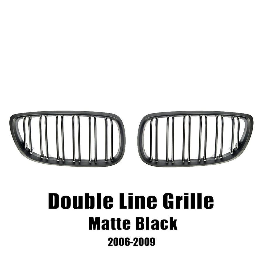 BMW 3시리즈 E92 E93 키드니 그릴 커버 2006 2007 2008 2009 2010 2011 2012 2013 xc, 1개, 06-09 더블라인 매트 블랙 39,000원