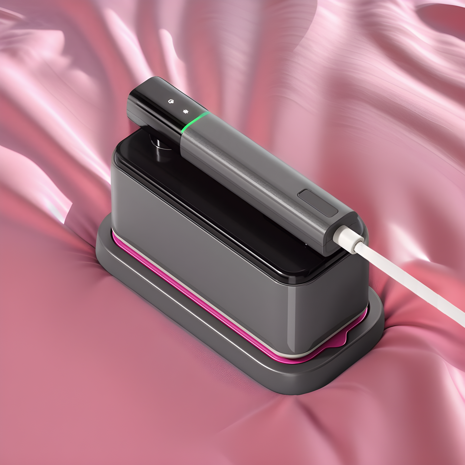 국내발송 RichMagic 핸디형 스팀 다리미 건식 스팀 2in1 회전 헤드 폴더블 핸디형 스팀 다리미 LED 터치 디스플레이, 퍼플그레이 69,850원