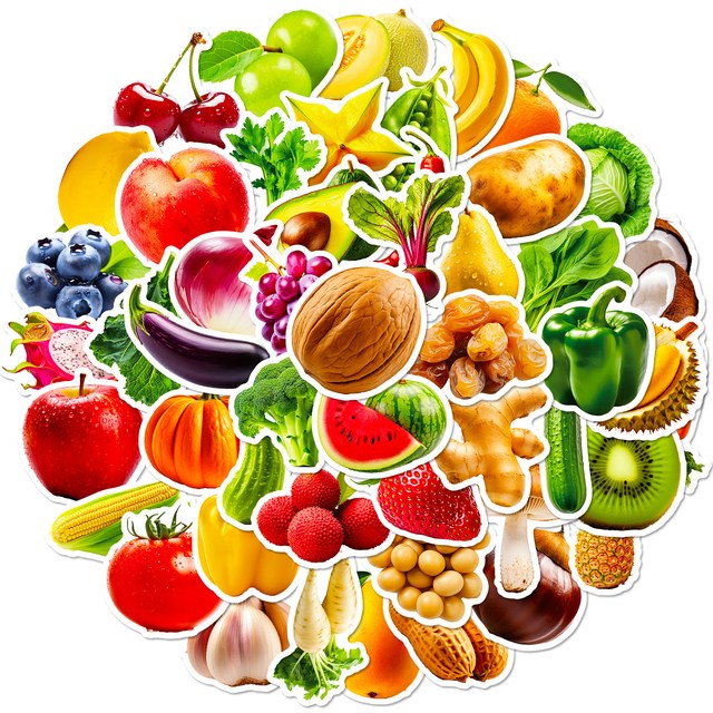 과일 야채 스티커 세트 채소 식재료 그림 음식 꾸미기 놀이 4,500원