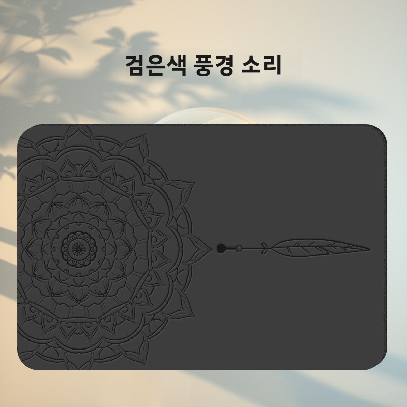 천연 고무 미니 요가 매트 무릎 보호 패드 논슬립 플랭크 보조 매트, 바람소리를 귀 기울여 듣다 25,980원