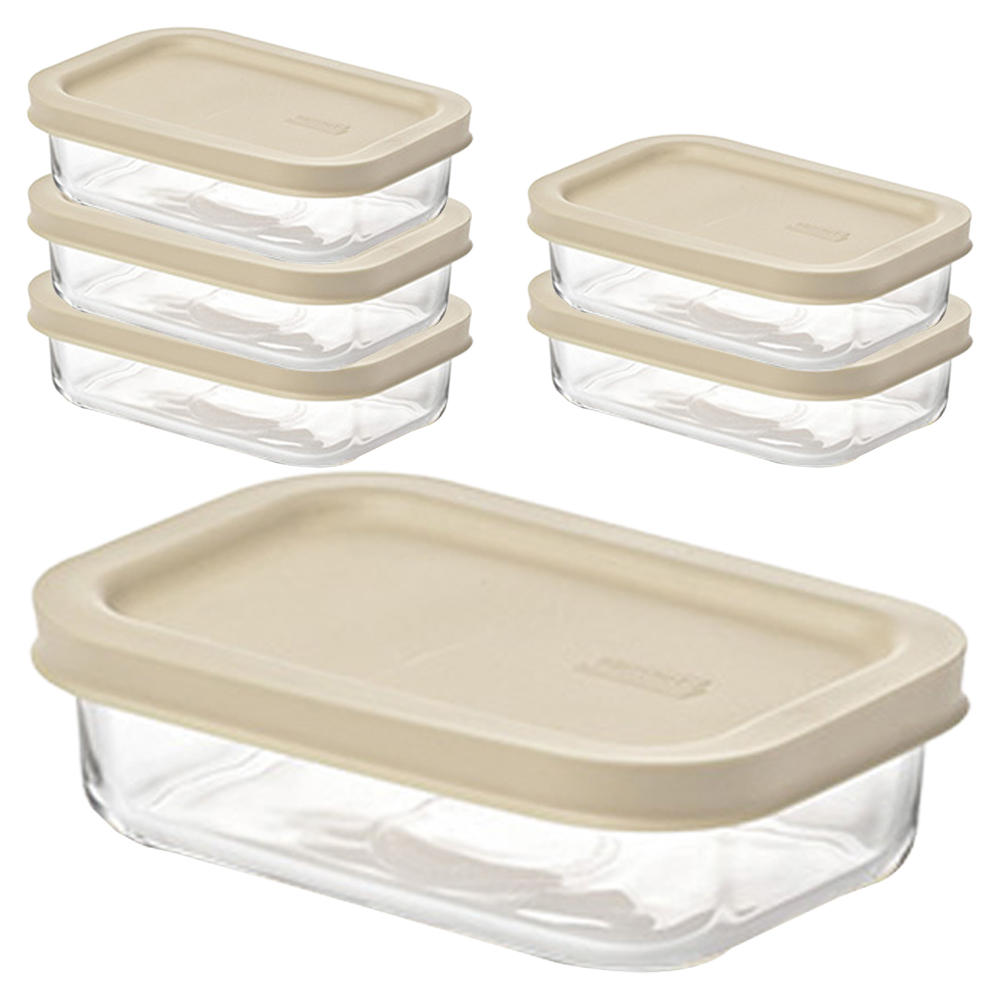 글라스락 이지오픈 밀폐용기 직사각 그레이 16,500원