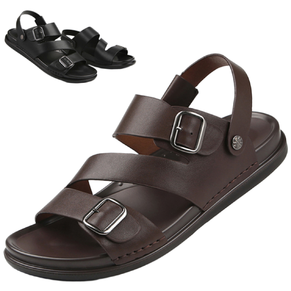 신사야 소프트레더 투버클 슬리퍼겸용 남성샌들 24S050 39,800원