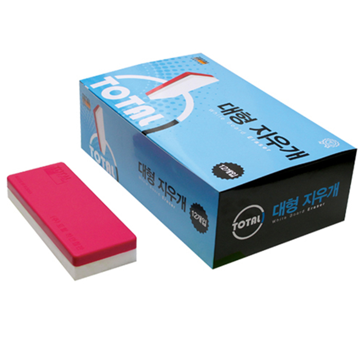 토탈하얀칠판 토탈 화이트보드 대형 양면 지우개 (1갑 12개입) 10,000원