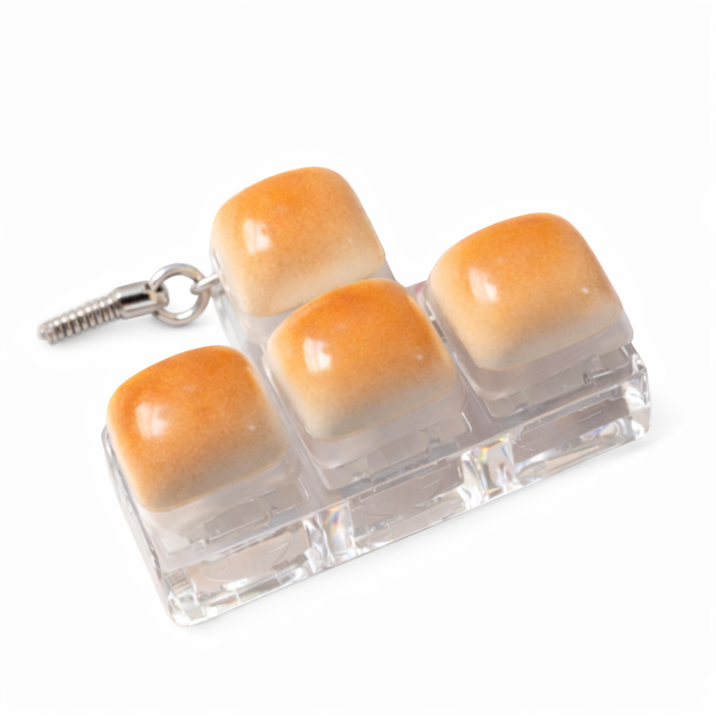 비플로 4구 키캡 딸깍 키링 PRO 3.0, 1개, 브라운화이트(랜덤) 11,500원