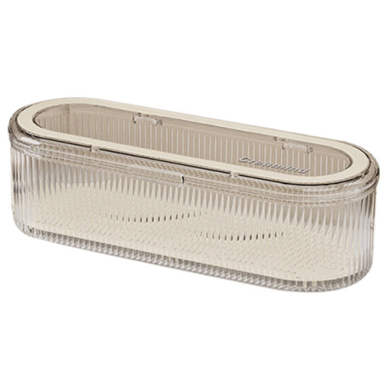 에버하우스 메이크업 퍼프 브러쉬 수납함 A타입, 1개, 아이보리 8,600원