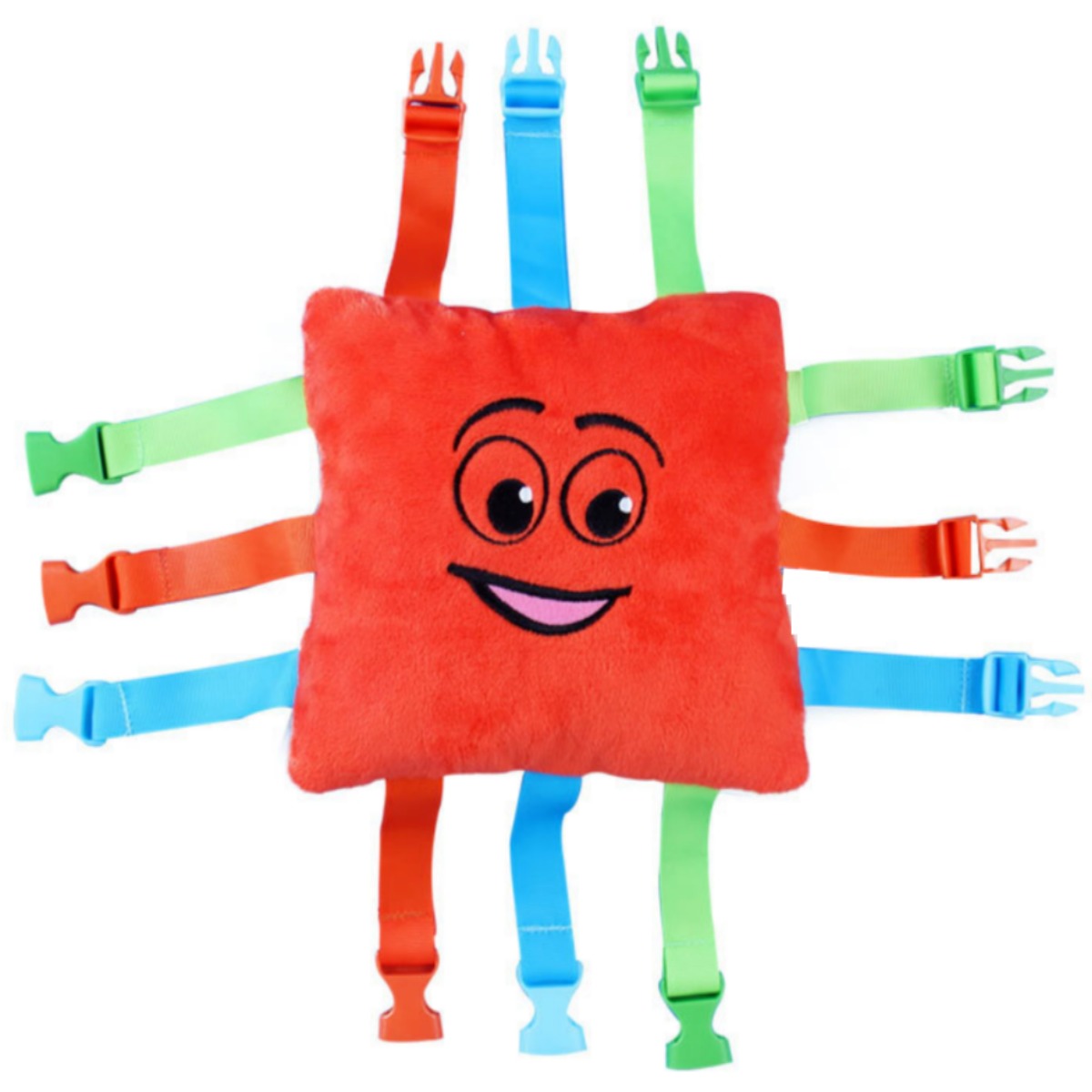 재스퍼스 비지보드 소근육 발달놀이 버클 끼우기 작업치료 감각발달 쿠션, 1개 18,700원