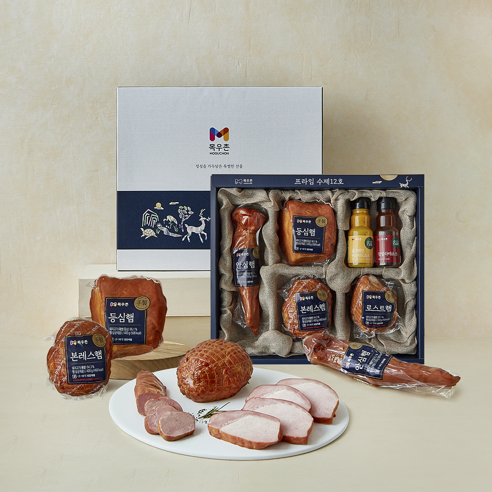[로켓프레시] 목우촌 프라임 수제 햄 12호 세트 1820g 86,000원