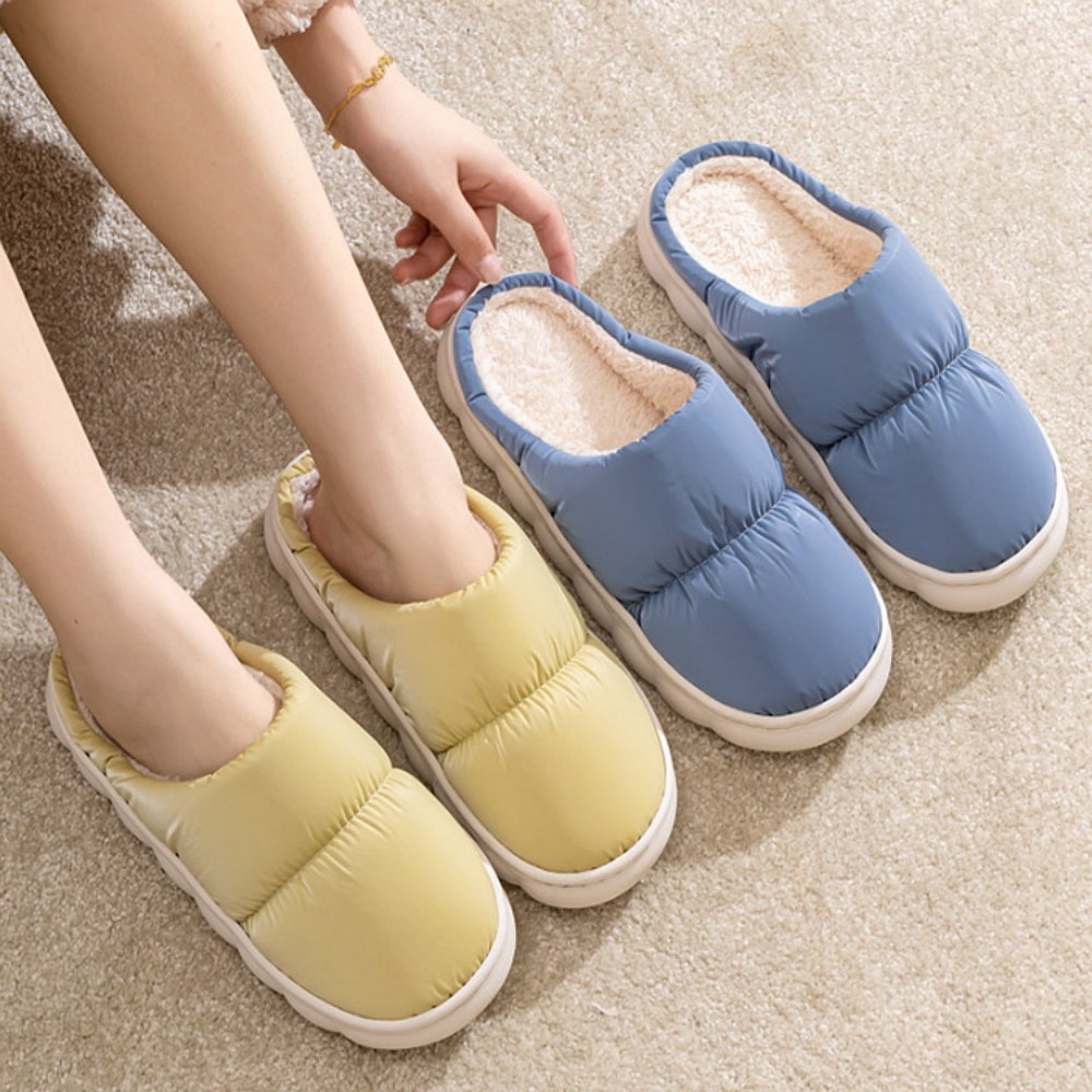 융슬리퍼 털실내화 코듀로이 방한 사무실 골지 실내화 겨울 층간소음 털 거실 4,600원