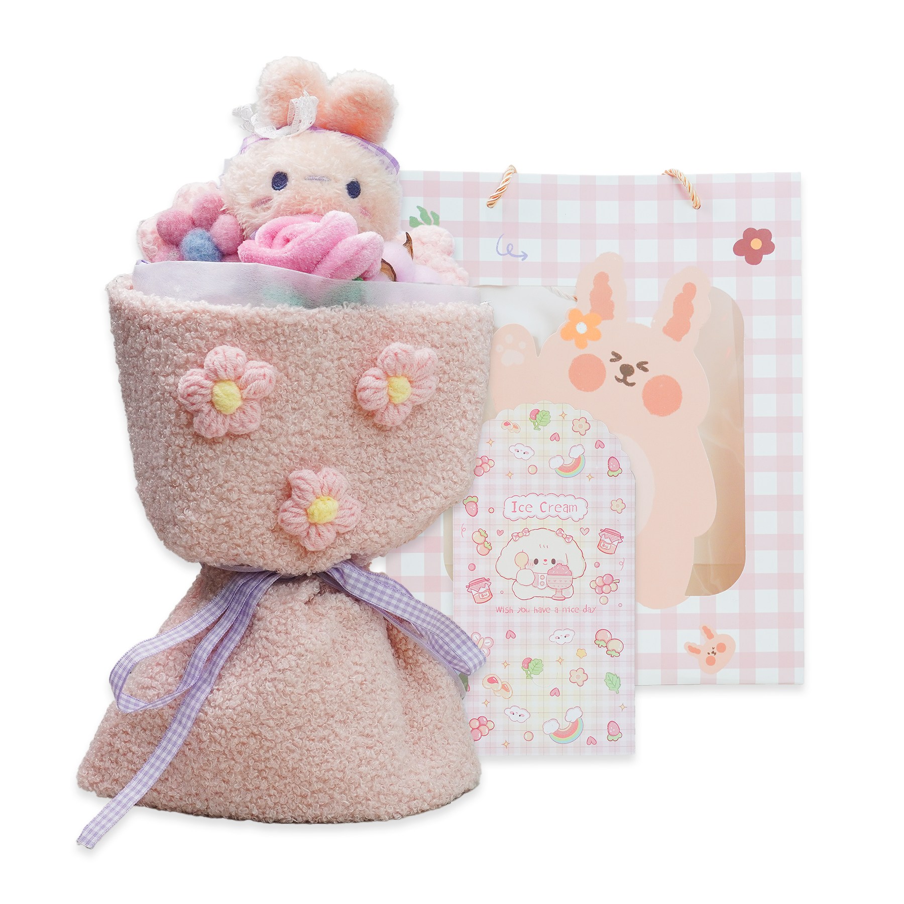 토이토 토끼 인형 꽃다발 종이가방 세트 졸업 입학 학예회 생일 선물 12,800원