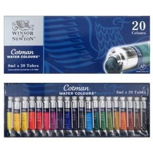 [윈저앤뉴튼] 코트만 수채화물감  20색 세트(8ml) 33,660원