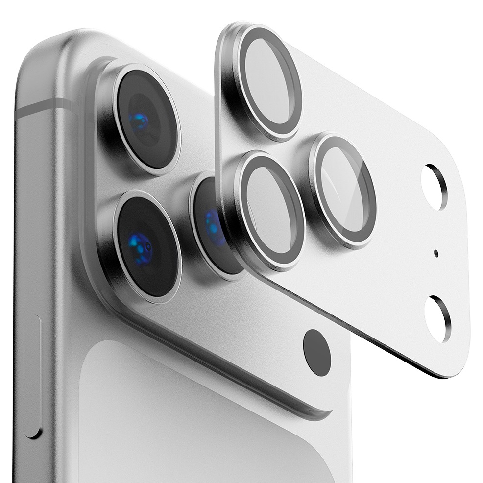 구스페리 일체형 빛번짐 차단 메탈 카메라섬 풀커버 보호필름 세트 실버, 1세트 6,900원