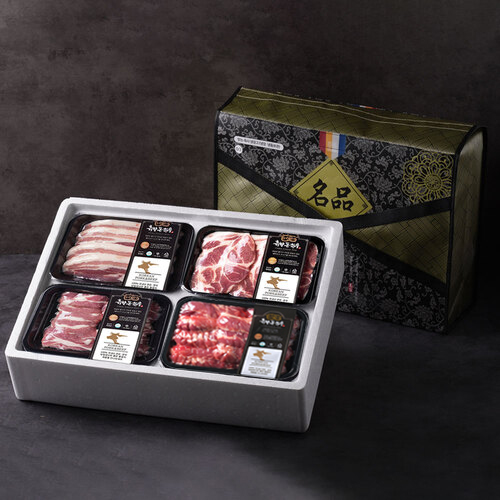 한돈선물세트 2호 삼겹 목살 항정살 가브리살 낙엽살 1.8kg 고기선물세트 흙향돈한우, 1세트 63,800원