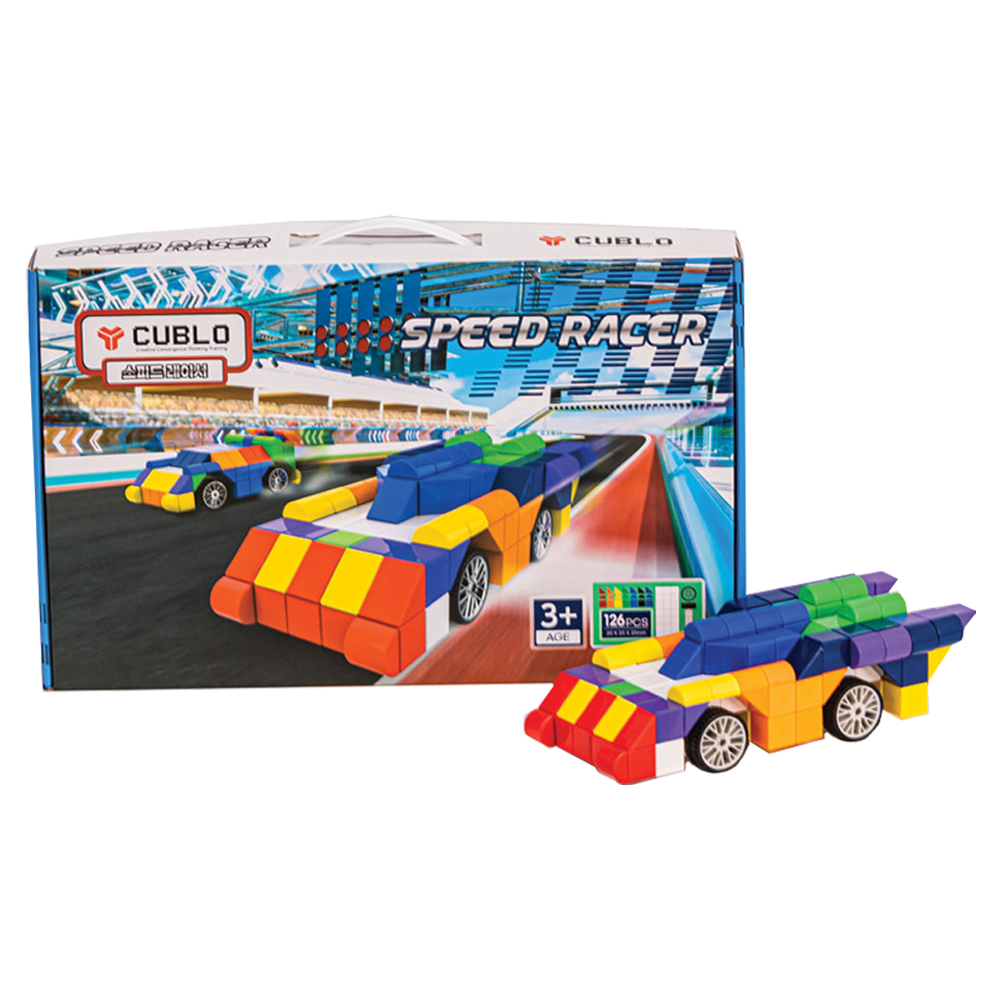 큐블로 매직큐브 자석블럭 자동차 장난감 스피드레이서 126p, 혼합색상, 1개 129,400원
