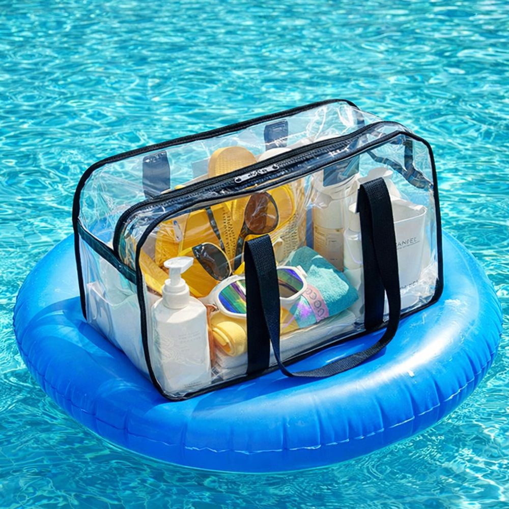 다성 대용량 방수 해변 비치백 물놀이 투명 수영 가방 12,900원