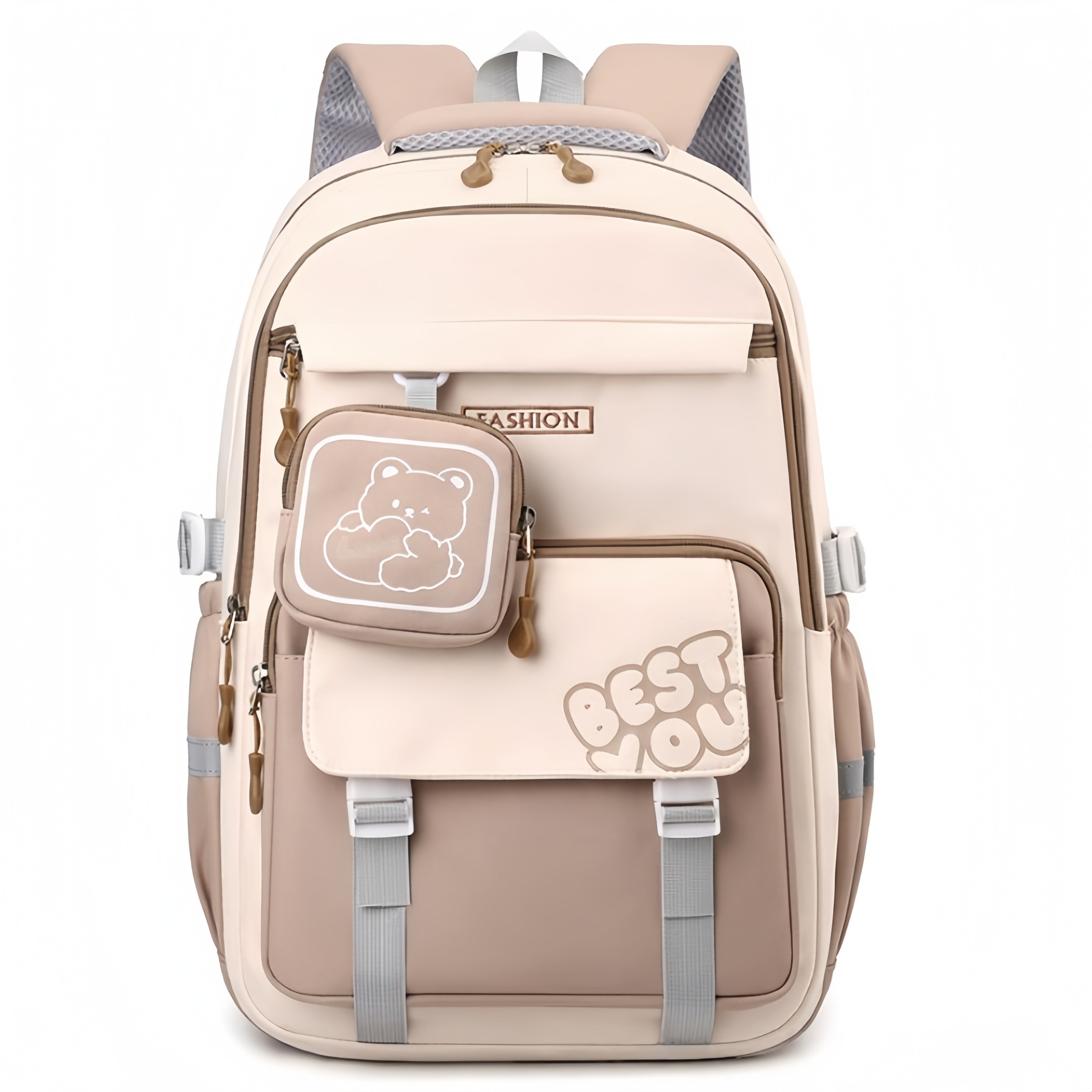 YUEMEIYD 대용량 초중고생 방수 책가방 캐주얼 다기능 남녀공용 백팩 +수납포켓 29,660원