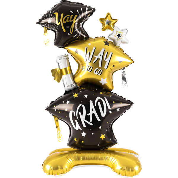 하하홈파티 졸업 트리플 학사모 스탠딩 대형 풍선 9,800원