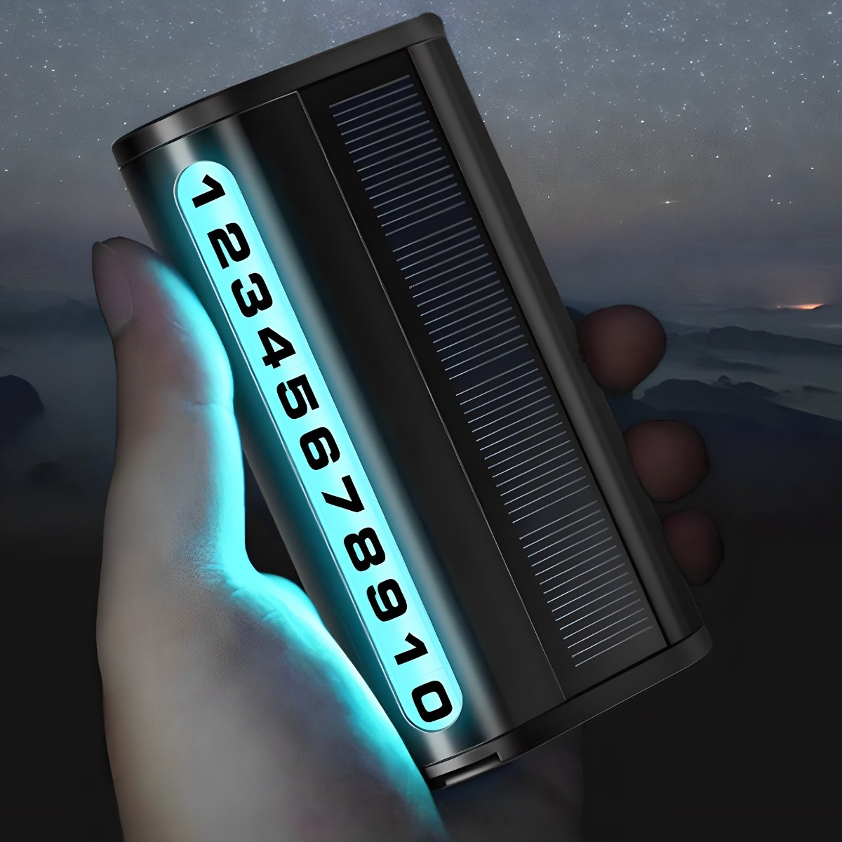 치트몰 태양광 충전 LED 주차 번호판 (3가지 컬러) 9,900원