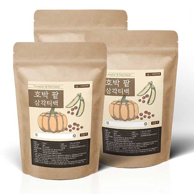 조은약초 국내산 진한 호박팥차 티백 1g x 100티백 (대용량) x 3, 3개, 단품, 100개 43,570원