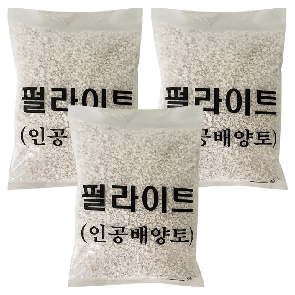 에스엔 원예용 펄라이트 화분 마감재, 3개, 2L 7,280원