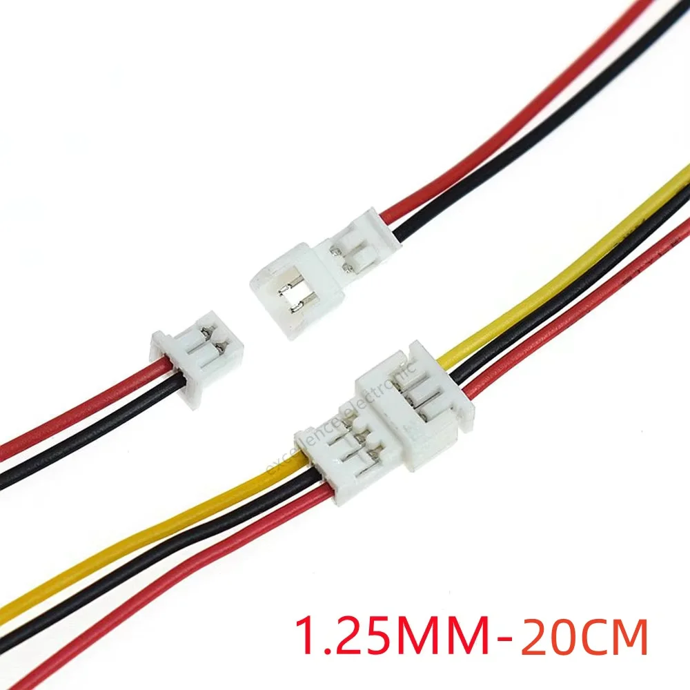 2/5/10Pairs JST 1.25 PH/SM2.5/XH 2.54 피치 Male Female 와이어 커넥터 2P 3P 4P 5P 6P 플러그 잭 터미널 10,300원