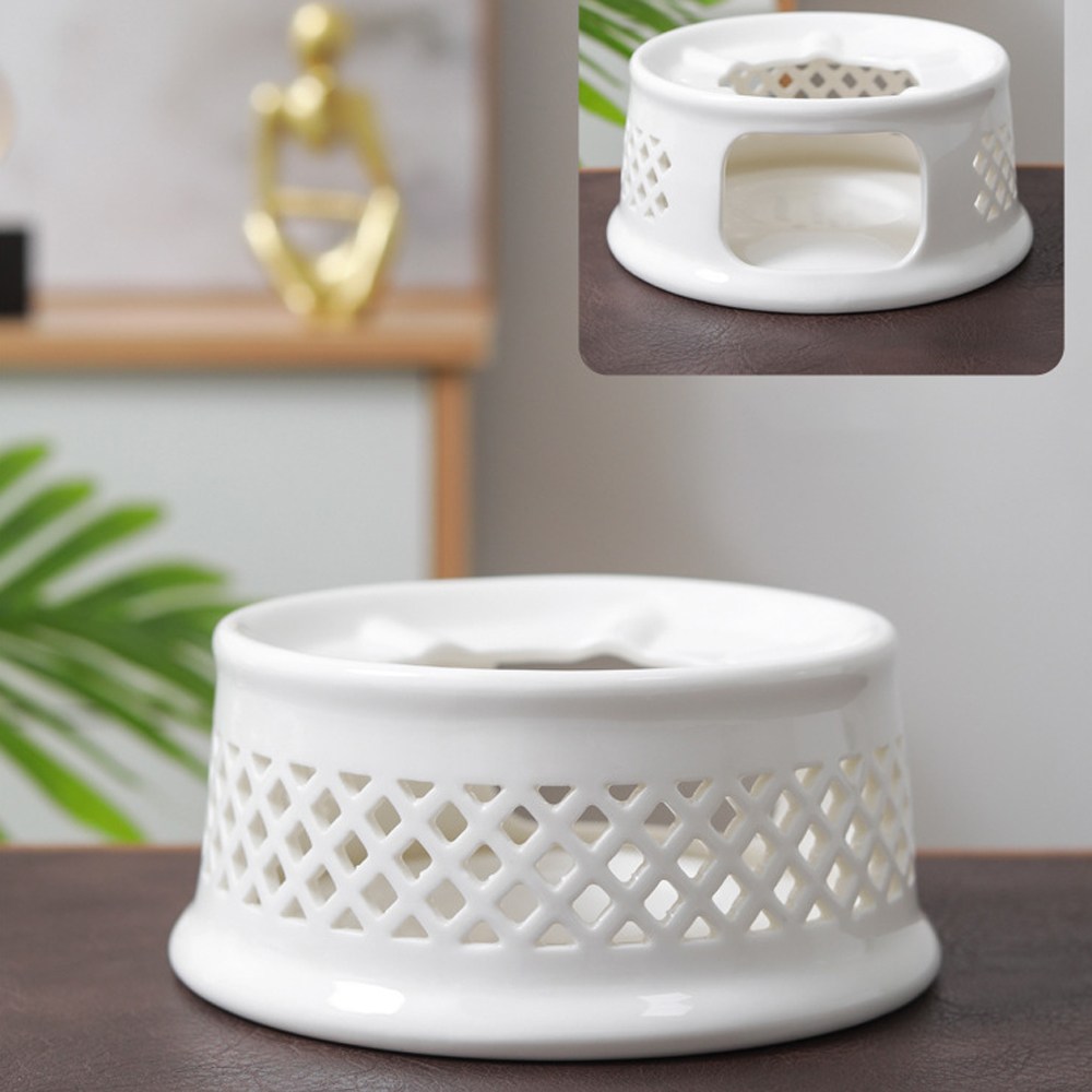 아이레노 도자기 내열 티포트워머 촛불워머 차 온기 유지 티타임 소품, 화이트 C형 24,500원