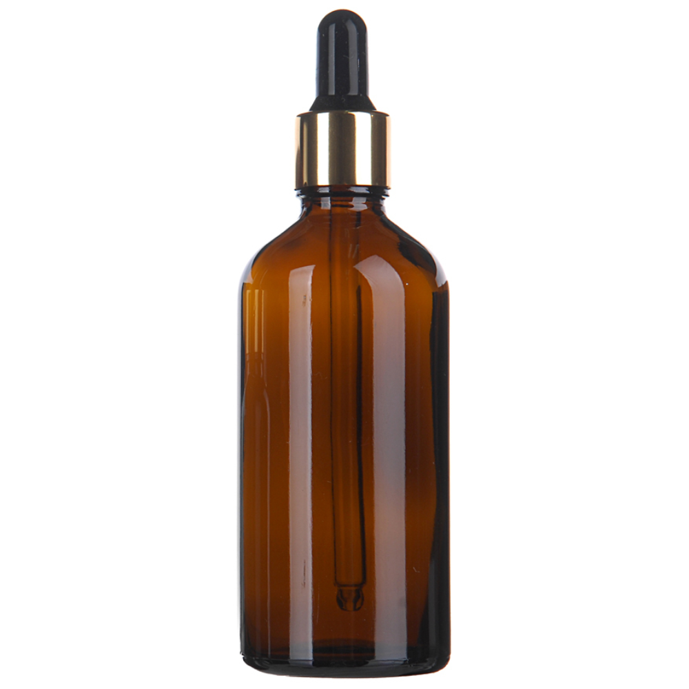 갈색 유리병 골드 스포이드 용기 5ml 10ml 20ml 30ml 50ml 100ml 유리 오일 공병 화장품 용기, 100ml 갈색병 골드스포이드 검정고무, 1개 1,390원