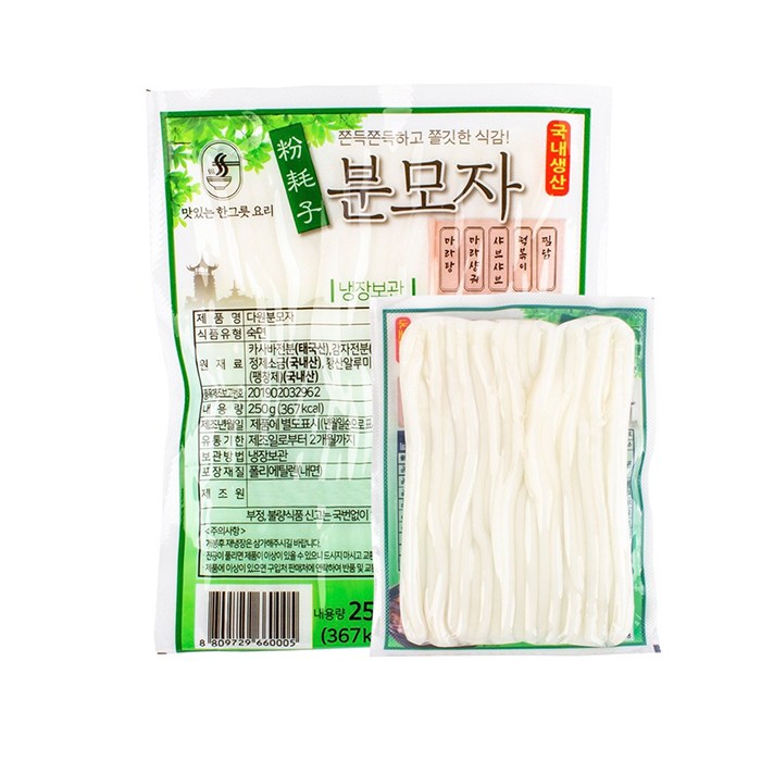 (농부마을 콩사랑)다원 떡복이분모자 일자형분모자 분모자당면, 250g, 32개 39,510원