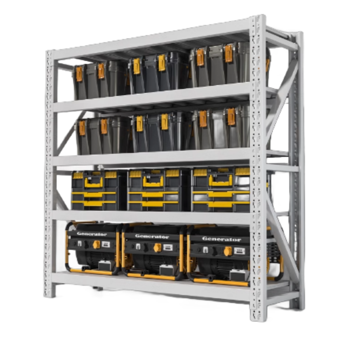 파워랙 고릴라랙 대형 선반 선반랙 중량랙 고릴라렉 코스트코 트레이더스 경량랙 철제 진열대, 5단, 그레이 메인 256,000원