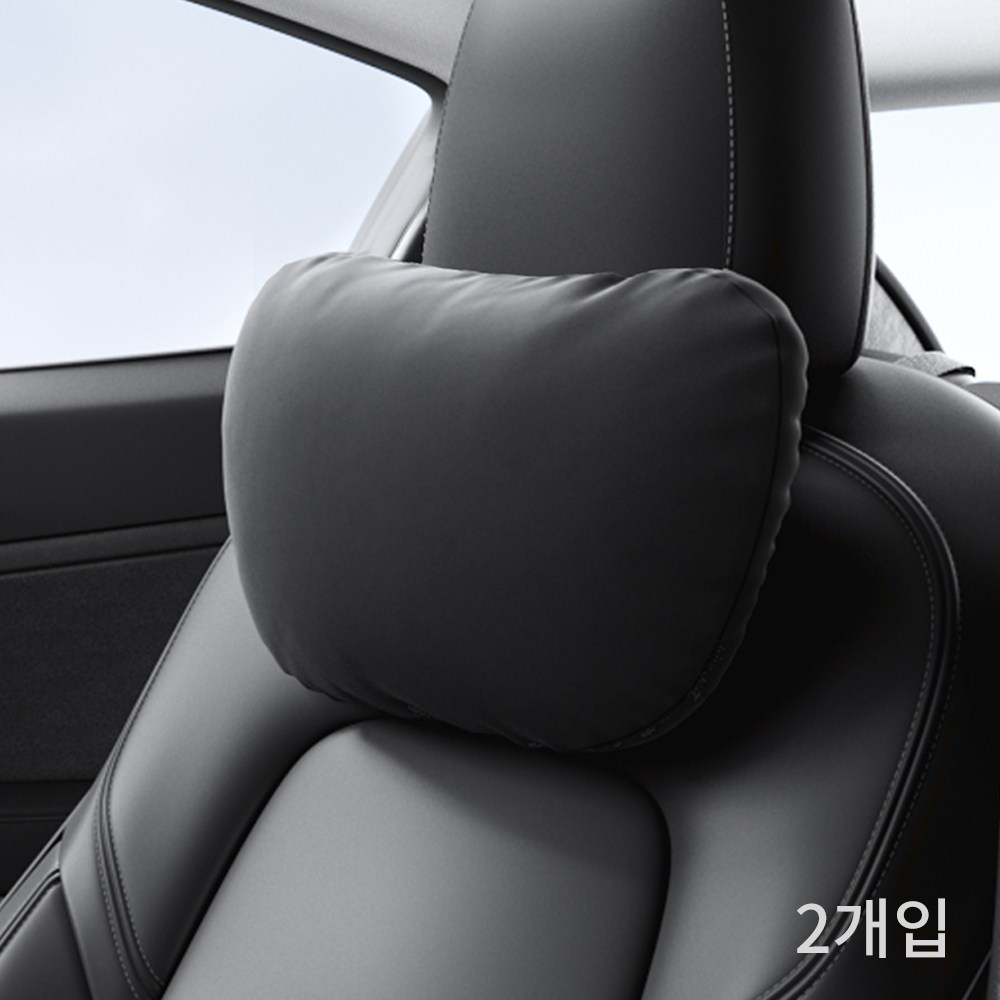 YZ  스웨이드 목쿠션 자동차 헤드레스트  목베개 차량용 모델3 모델Y  악세사리 45,900원