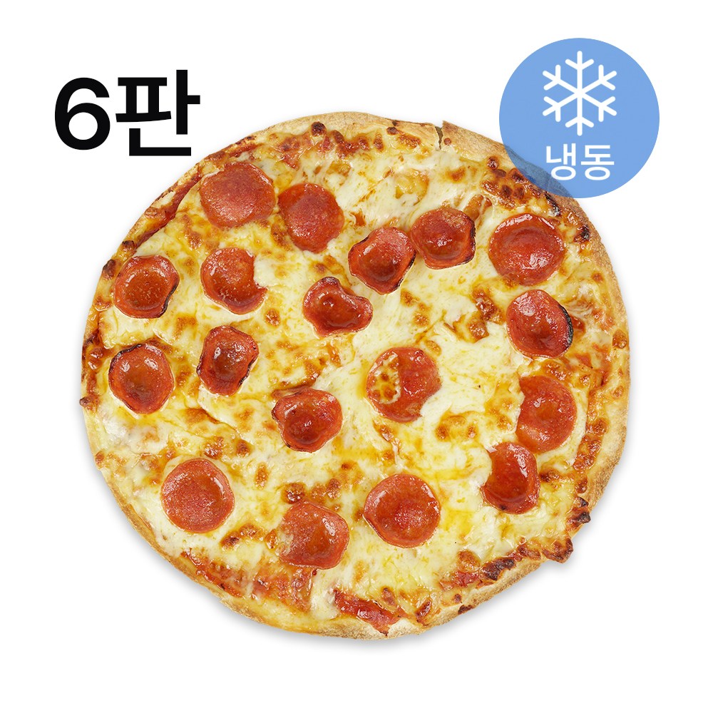 리얼 씬피자 페퍼로니 6판 세트, 6개, 245g 34,600원