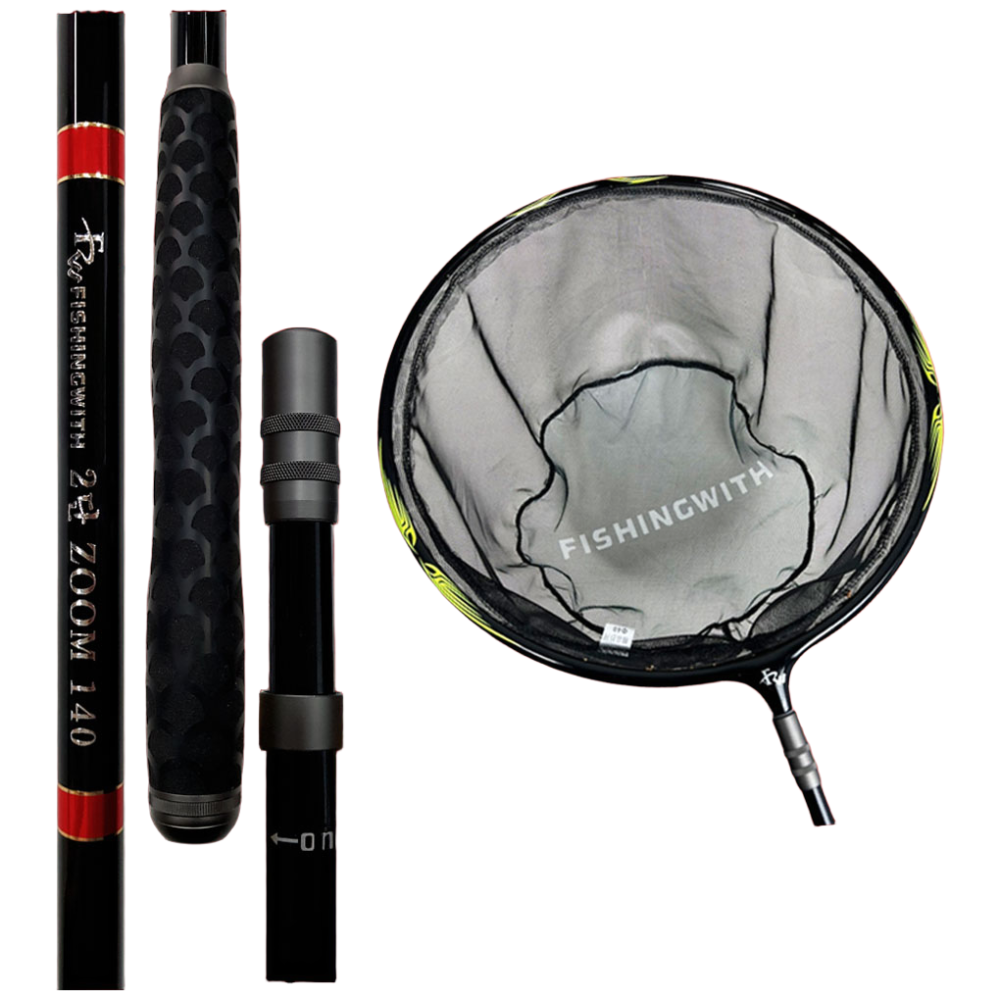 피싱위드 2단 ZOOM 뜰채세트 민물뜰채 연심망 80,000원