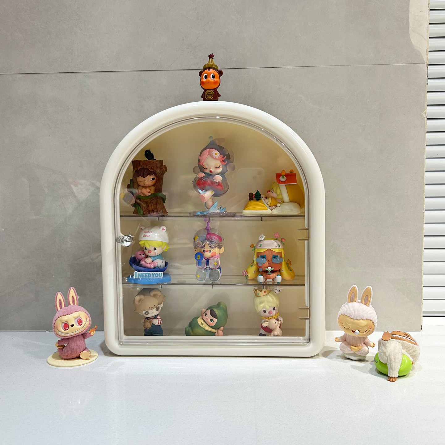 피규어장식장 피규어캐릭터 장난감 정리대 피규어진열장 피규어보관케이스 레고진열장, 1개 32,000원