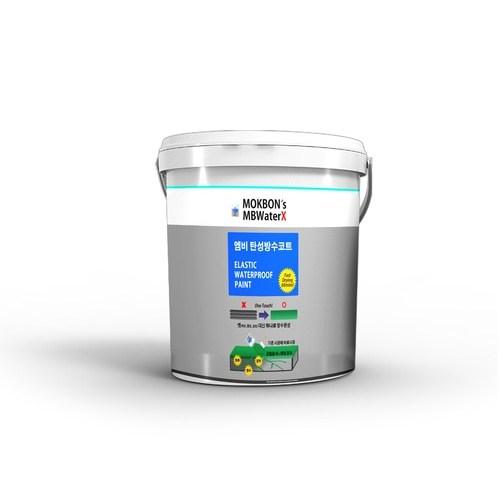 엠비워터X 탄성방수코트 옥상 균열 보수용 방수제 3.5L, 백색, 3.5L, 1개 52,000원