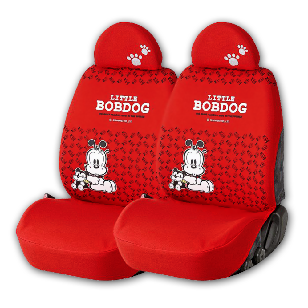 디즈니 외 사계절 캐릭터 시트커버 모음전, 리틀밥독 앞좌석 2P세트(레드), 1개 39,000원